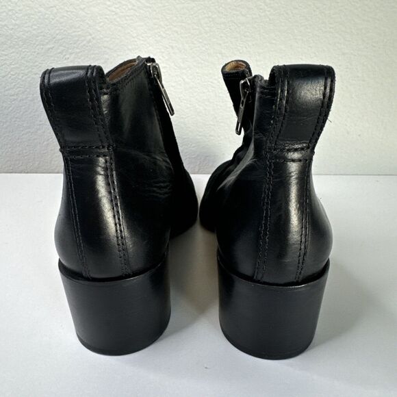Madewell Women's Black Suede & Leather The Asher Boot Size 8 - Picture 3 of 4